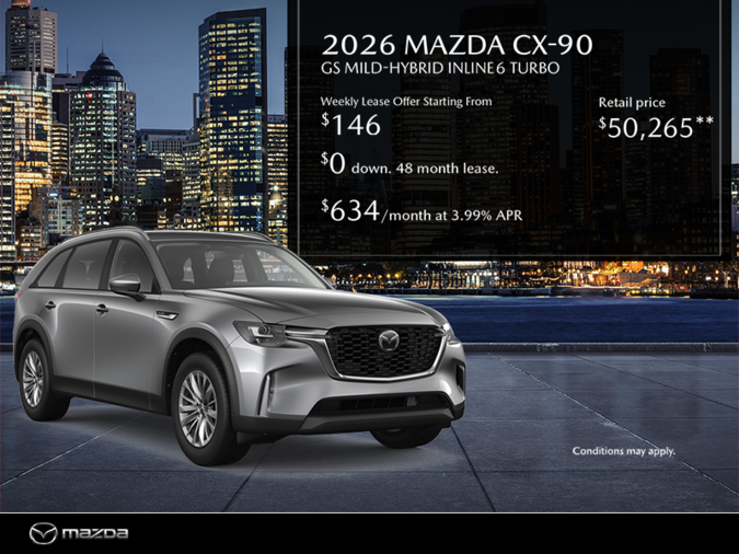 Chambly Mazda - Get the 2026 Mazda CX-90 Mild Hybrid