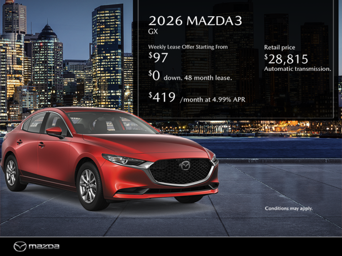 Chambly Mazda - Get the 2026 Mazda3