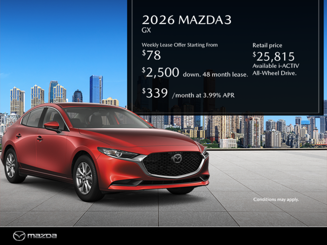 Chambly Mazda - 2026 Mazda3