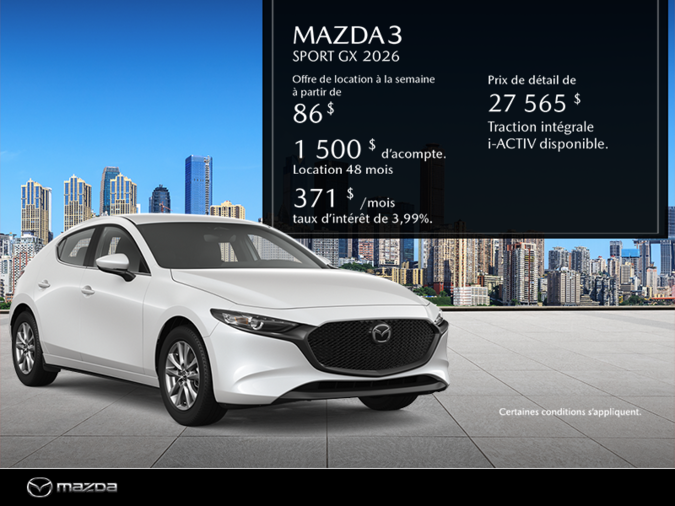 Mazda3 Sport 2026