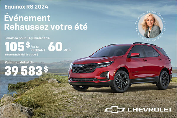 Procurez-vous le Chevrolet Equinox 2024