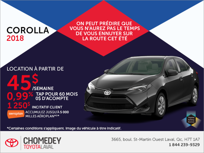 Toyota Corolla CE 2018