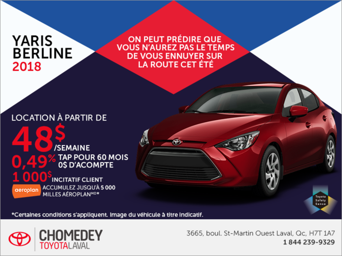 Toyota Yaris Berline 2018