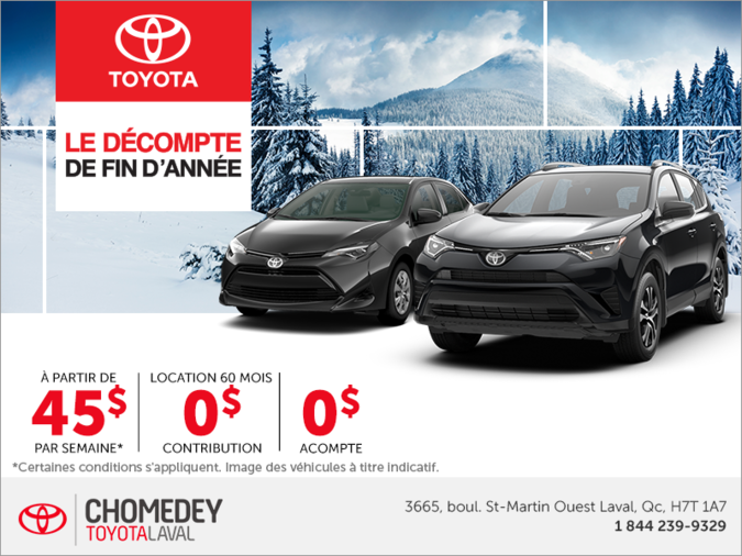 L'événement mensuel de Toyota!