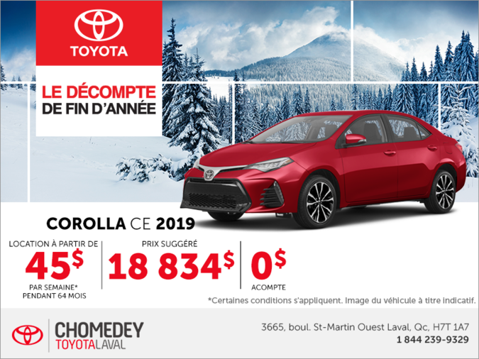 Toyota Corolla CE 2019