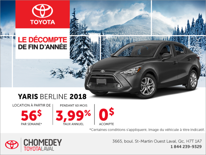 Toyota Yaris Berline 2018