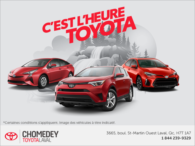 C'est l'heure Toyota!
