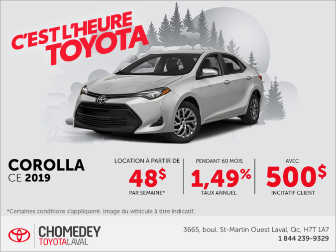 Toyota Corolla CE 2019