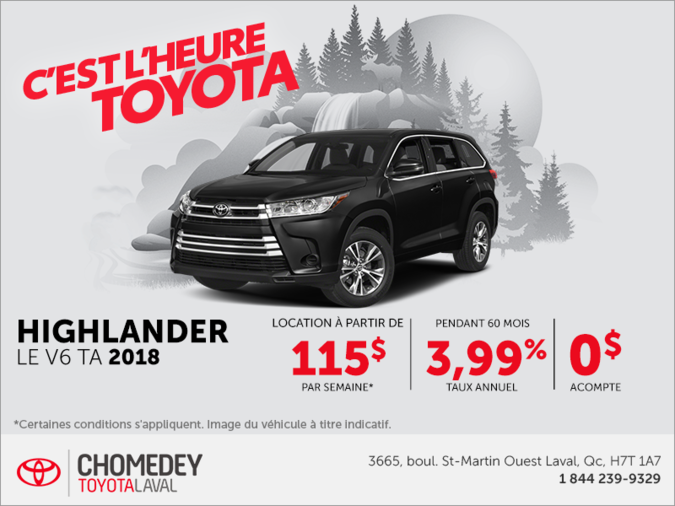 Toyota Highlander 2018