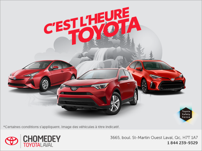 C'est l'heure Toyota!