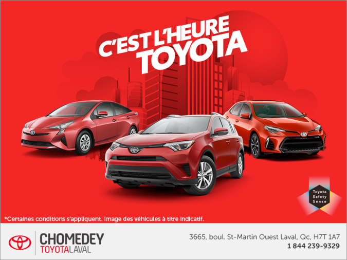 C'est l'heure Toyota!