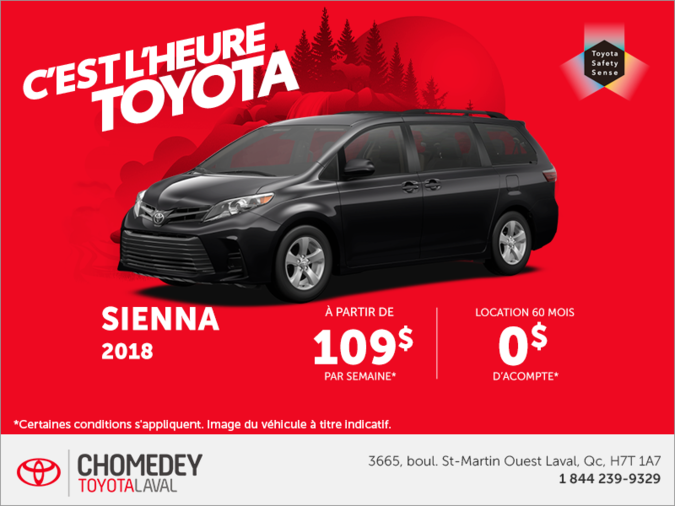Toyota Sienna 2018