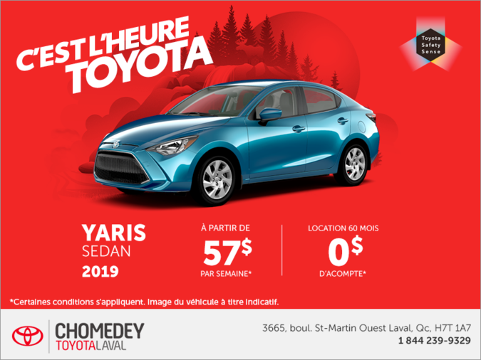 Toyota Yaris Berline 2019