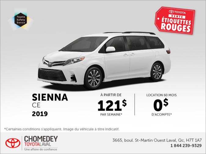 Toyota Sienna 2019