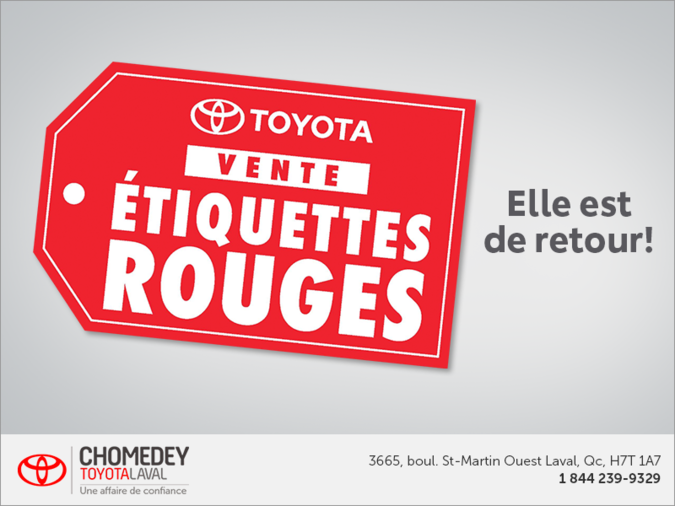 C'est la vente étiquettes rouges!