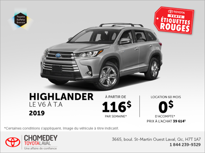 Toyota Highlander 2019