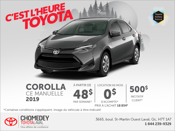 Toyota Corolla CE 2019