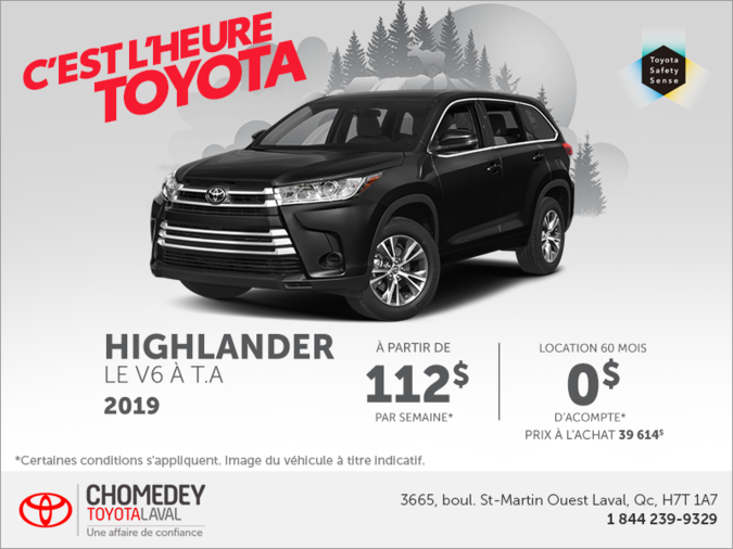 Toyota Highlander 2019