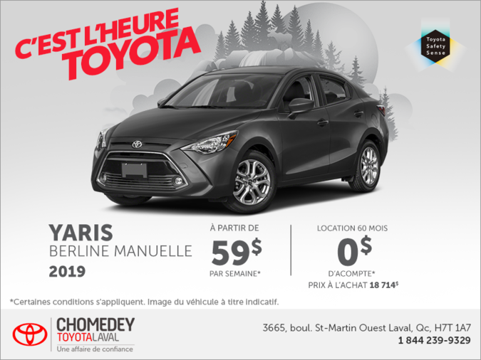 Toyota Yaris Berline 2019