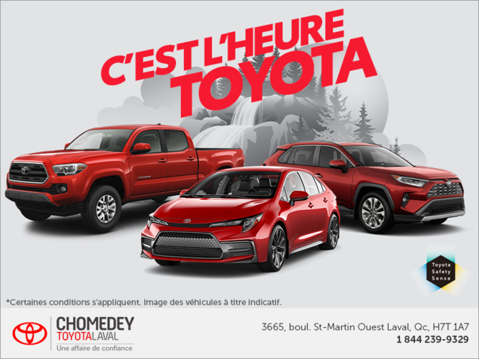C'est l'heure Toyota!