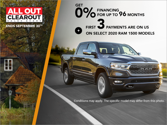 Get the all-new 2020 RAM 1500