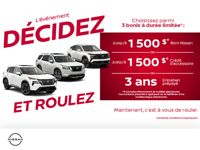 L’événement mensuel Nissan