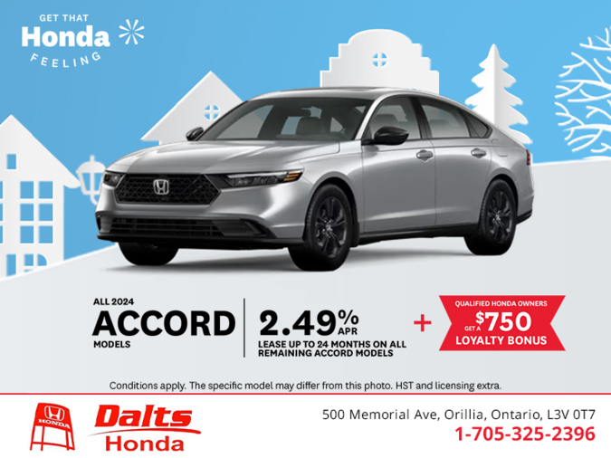 Get the 2025 Honda Accord!