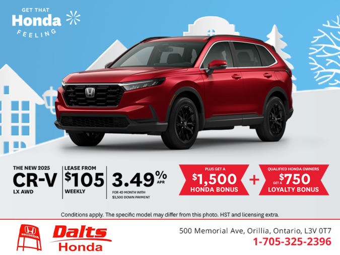 Get the 2025 Honda CR-V!