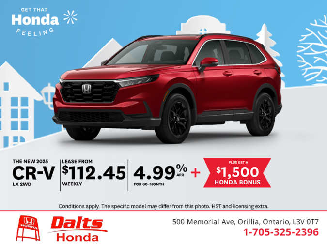 Get the 2025 Honda CR-V!