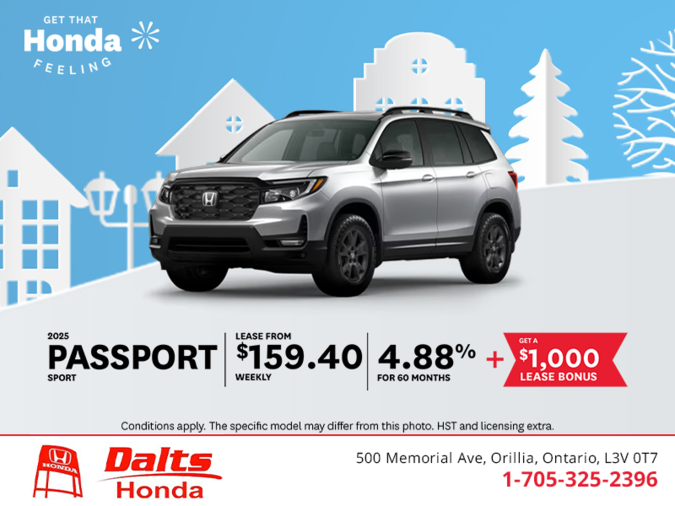 Get the 2025 Honda Passport!