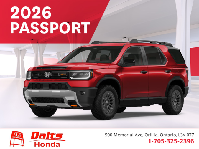 Get the 2026 Honda Passport!