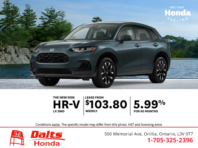 Get the 2026 Honda HR-V