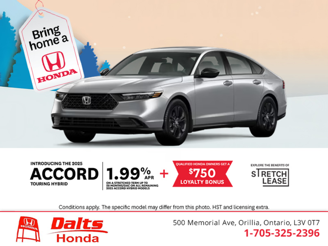 Get the 2025 Honda Accord!