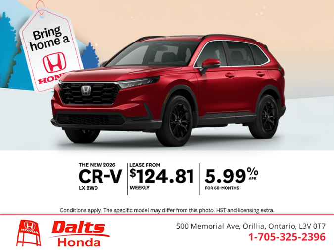 Get the 2026 Honda CR-V!