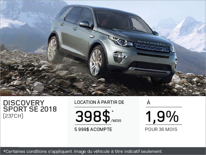 Le Discovery Sport 2018