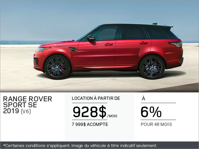 Le Range Rover Sport 2019