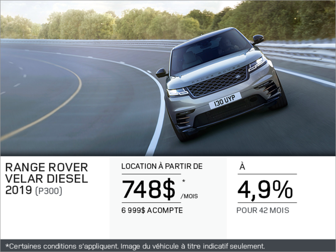 Le Range Rover Velar 2019