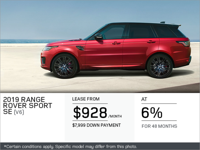 The 2019 Range Rover Sport
