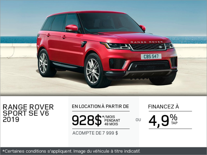 Le Range Rover Sport SE V6 2019