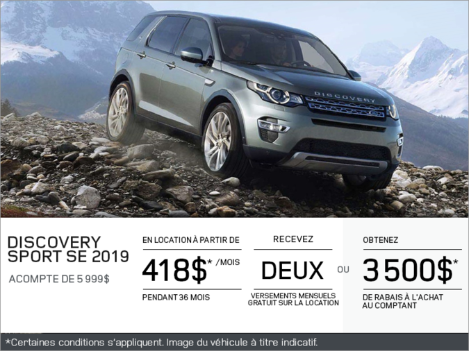 Le Land Rover Discovery Sport SE 2019