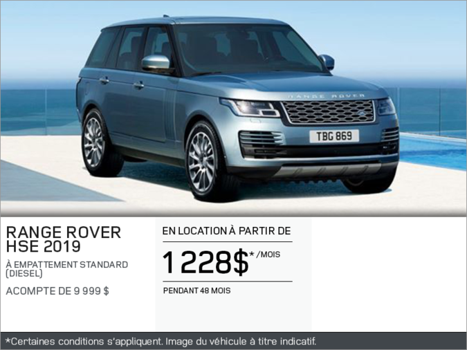 Le Range Rover Diesel 2019