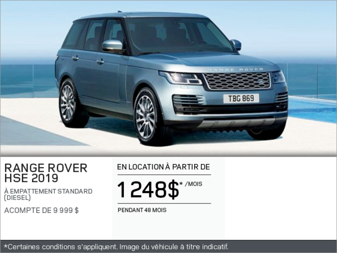 Le Range Rover Diesel 2019