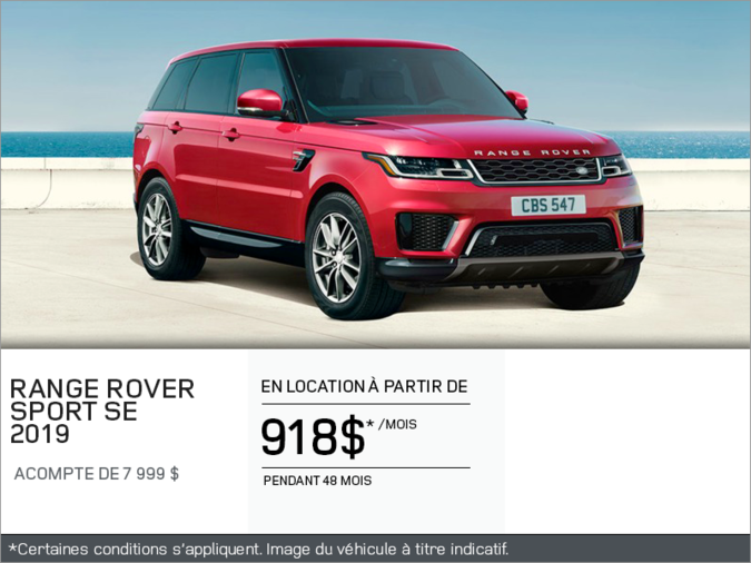 Le Range Rover Sport SE 2019