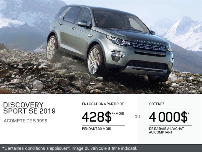 Le Land Rover Discovery Sport SE 2019