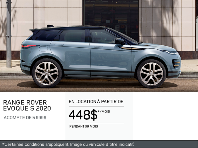 Le Range Rover Evoque S 2020