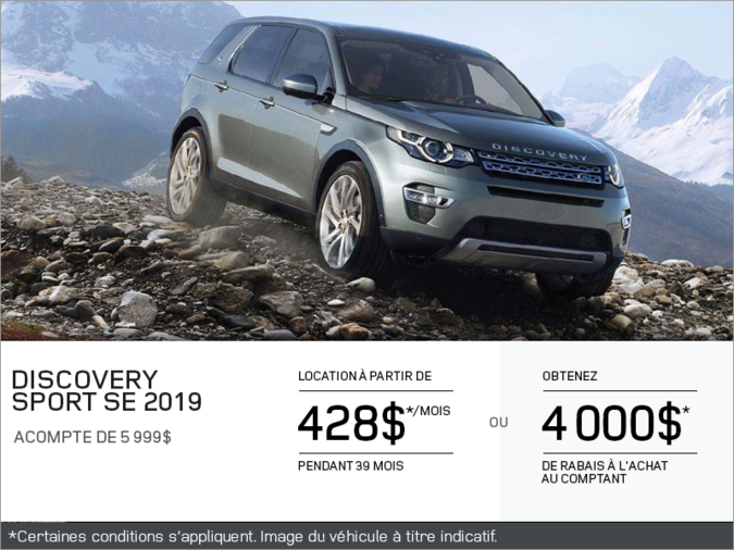 Le Land Rover Discovery Sport SE 2019