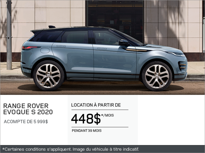 Le Range Rover Evoque S 2020