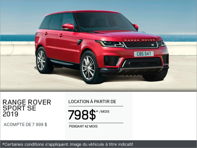 Le Range Rover Sport SE 2019