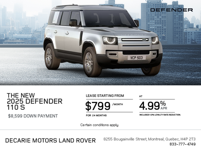 The 2025 Land Rover Defender S