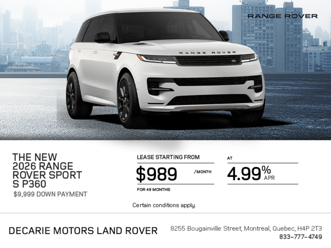 The 2026 Range Rover Sport